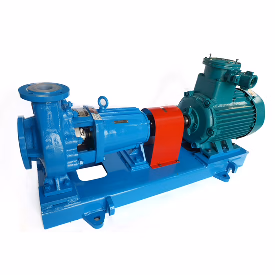 Pompe in plastica centrifuga resistente alla corrosione con rivestimento chimico non metallico